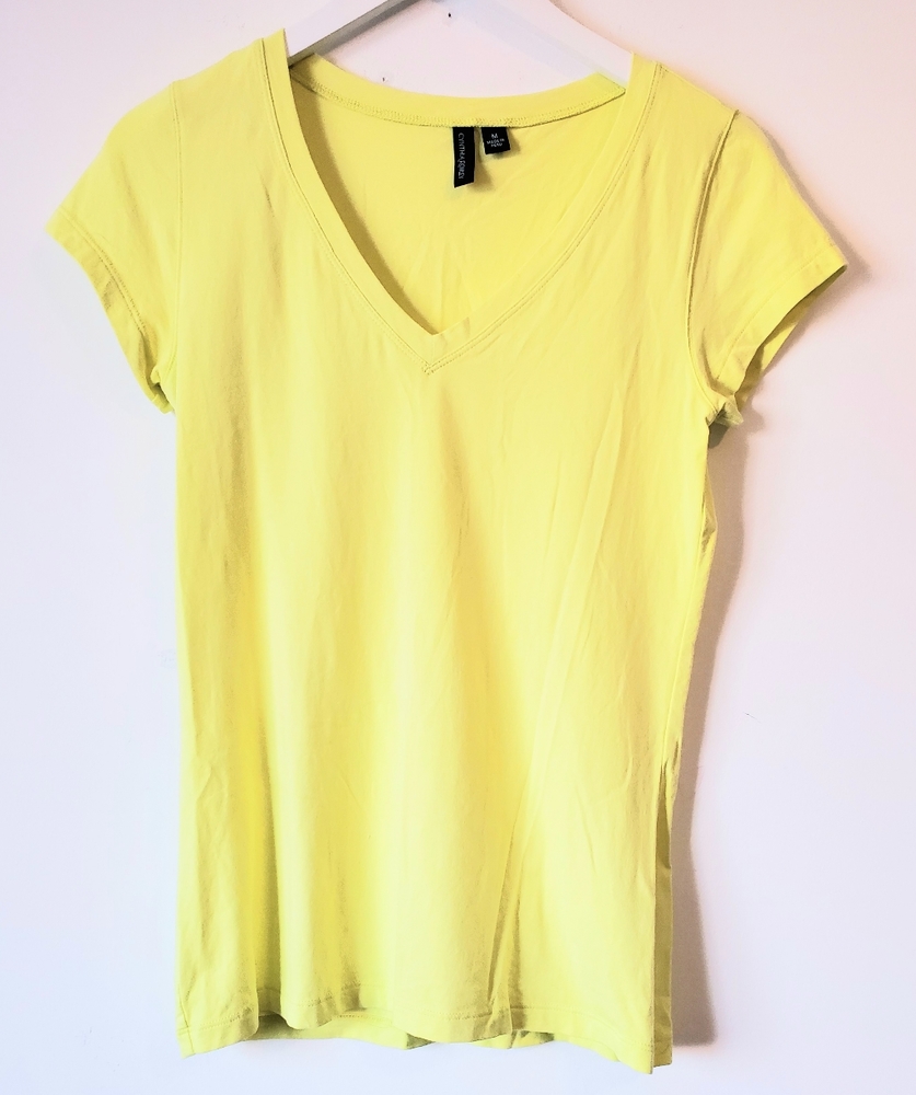 Cynthia Rowley Lime Yellow Tee Shirt